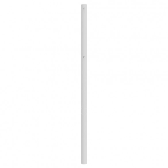 Tête de lit métal blanc 80 cm