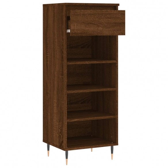 Armoire à chaussures Chêne marron 40x36x105cm Bois d'ingénierie