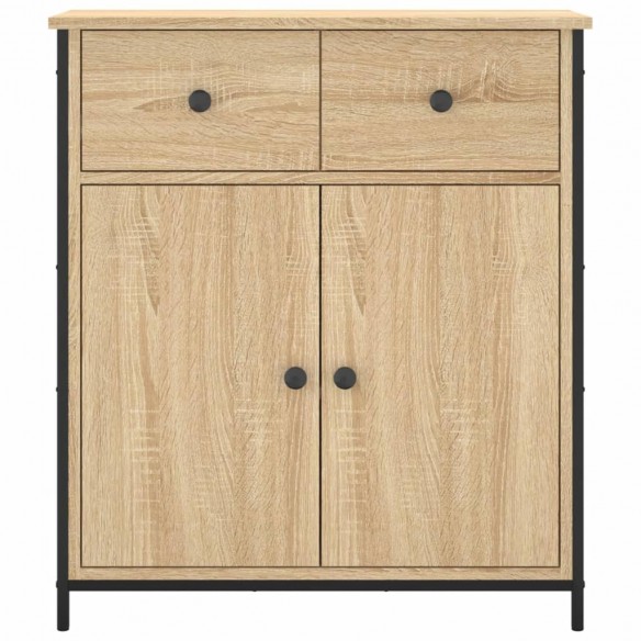 Buffet chêne sonoma 70x30x80 cm bois d'ingénierie