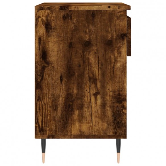 Armoire à chaussures Chêne fumé 70x36x60 cm Bois d'ingénierie