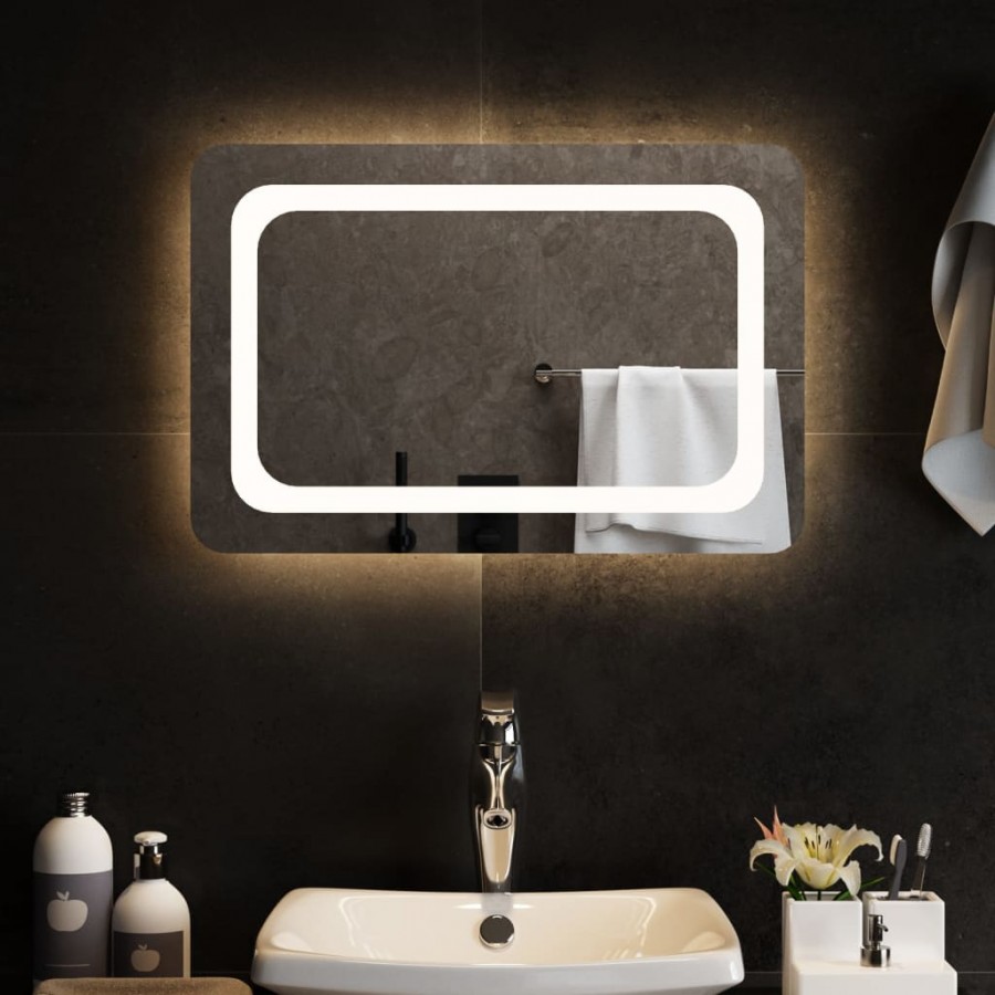 Miroir de salle de bain à LED 60x40 cm