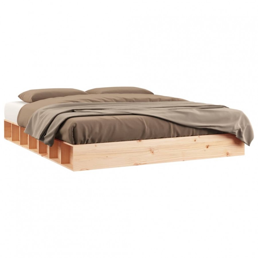 Lit 140x200 cm Bois massif