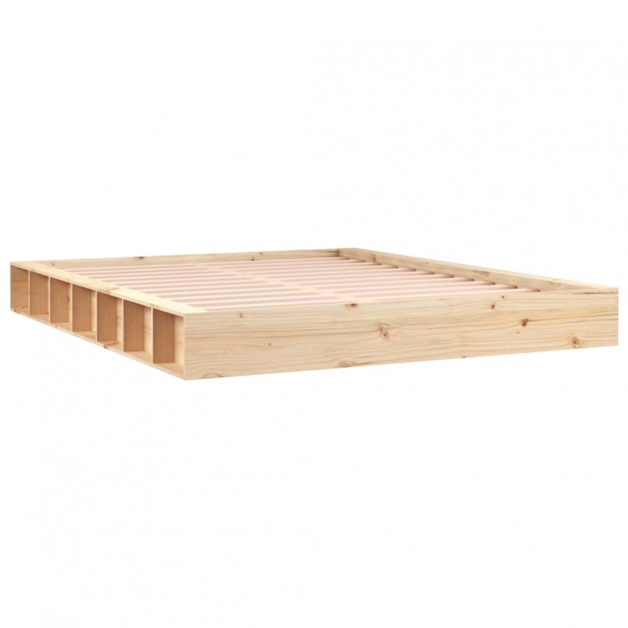Lit 140x200 cm Bois massif