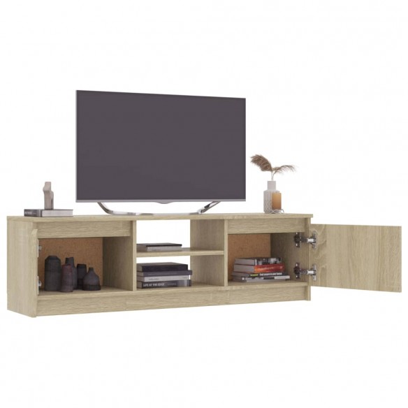 Meuble TV Chêne sonoma 120x30x35,5 cm Aggloméré