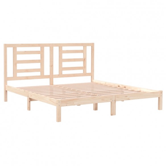 Cadre de lit bois massif 180x200 cm super king