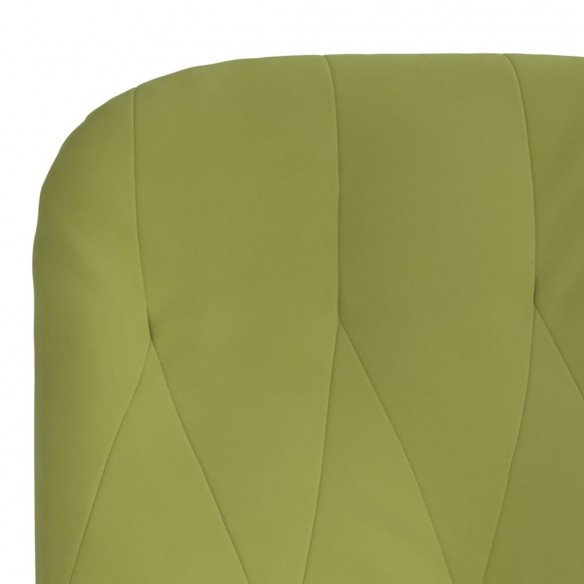 Chaise de relaxation Vert clair Velours