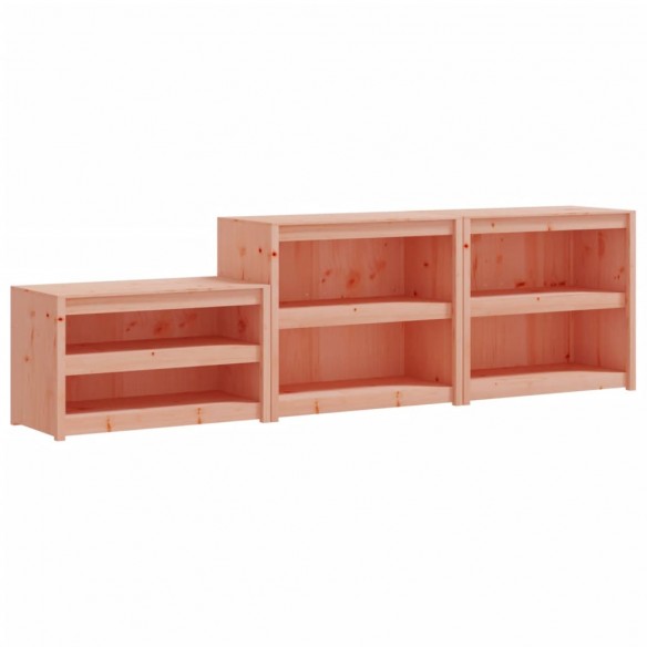 Armoires de cuisine d'extérieur 3 pcs bois massif douglas