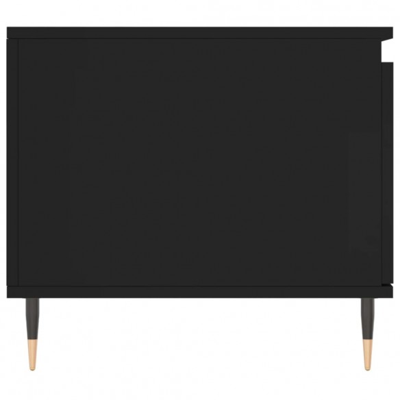 Table basse Noir 100x50x45 cm Bois d'ingénierie