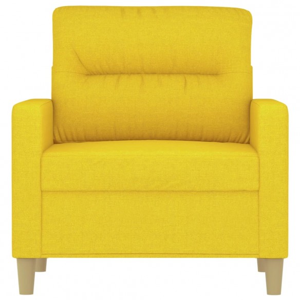 Fauteuil Jaune clair 60 cm Tissu