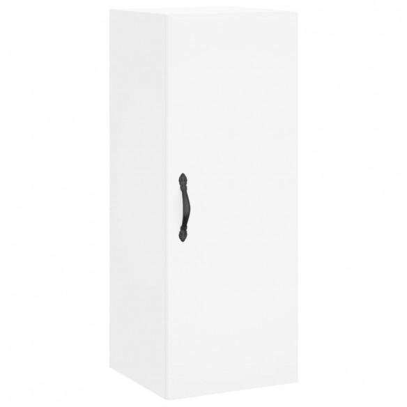 Armoire murale blanc 34,5x34x90 cm bois d'ingénierie