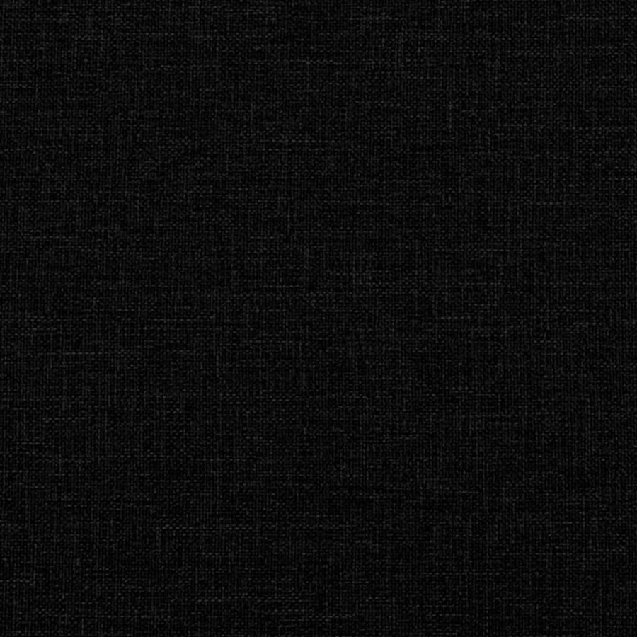 Banc avec coussins noir 113x64,5x75,5 cm tissu