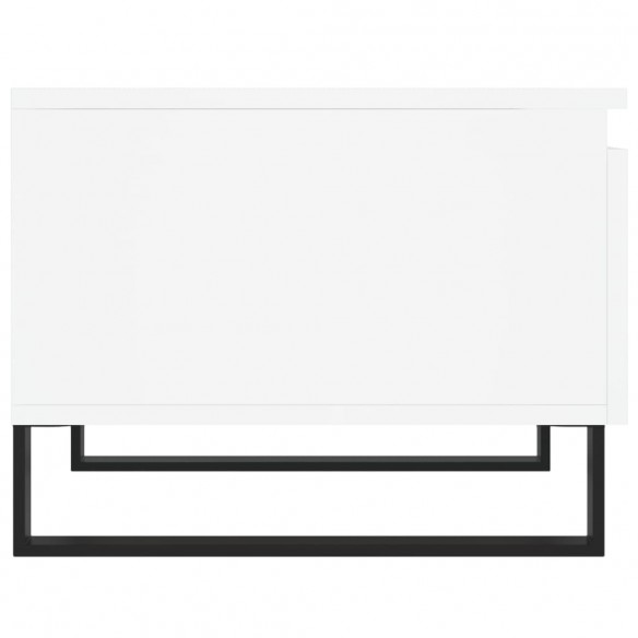 Tables basses 2 pcs blanc 50x46x35 cm bois d'ingénierie