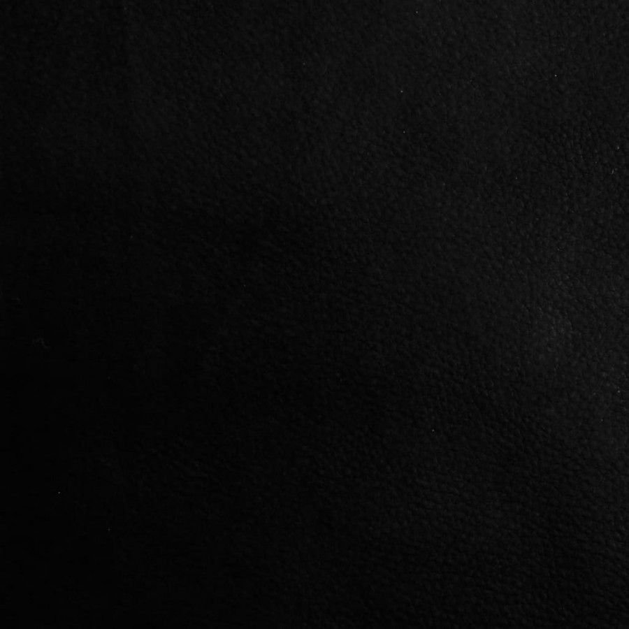 Banc à manger noir 186x32x45 cm acier et similicuir