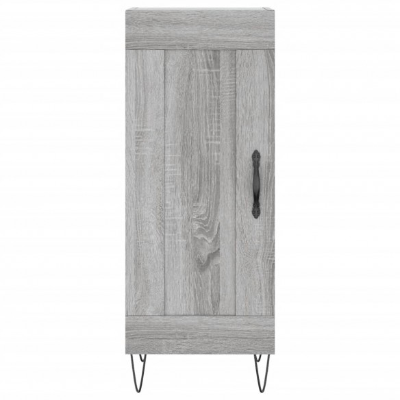 Buffet haut Sonoma gris 34,5x34x180 cm Bois d'ingénierie