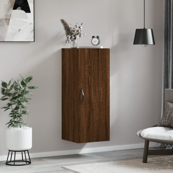 Armoire murale chêne marron 34,5x34x90 cm bois d'ingénierie