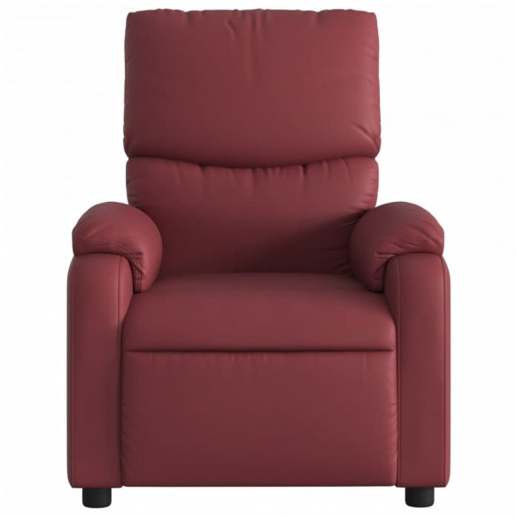 Fauteuil inclinable Rouge bordeaux Similicuir