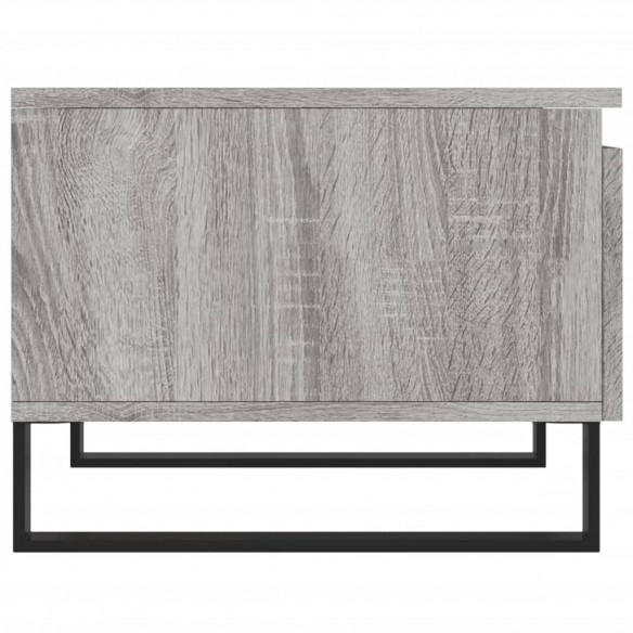 Tables basses 2 pcs sonoma gris 50x46x35 cm bois d'ingénierie