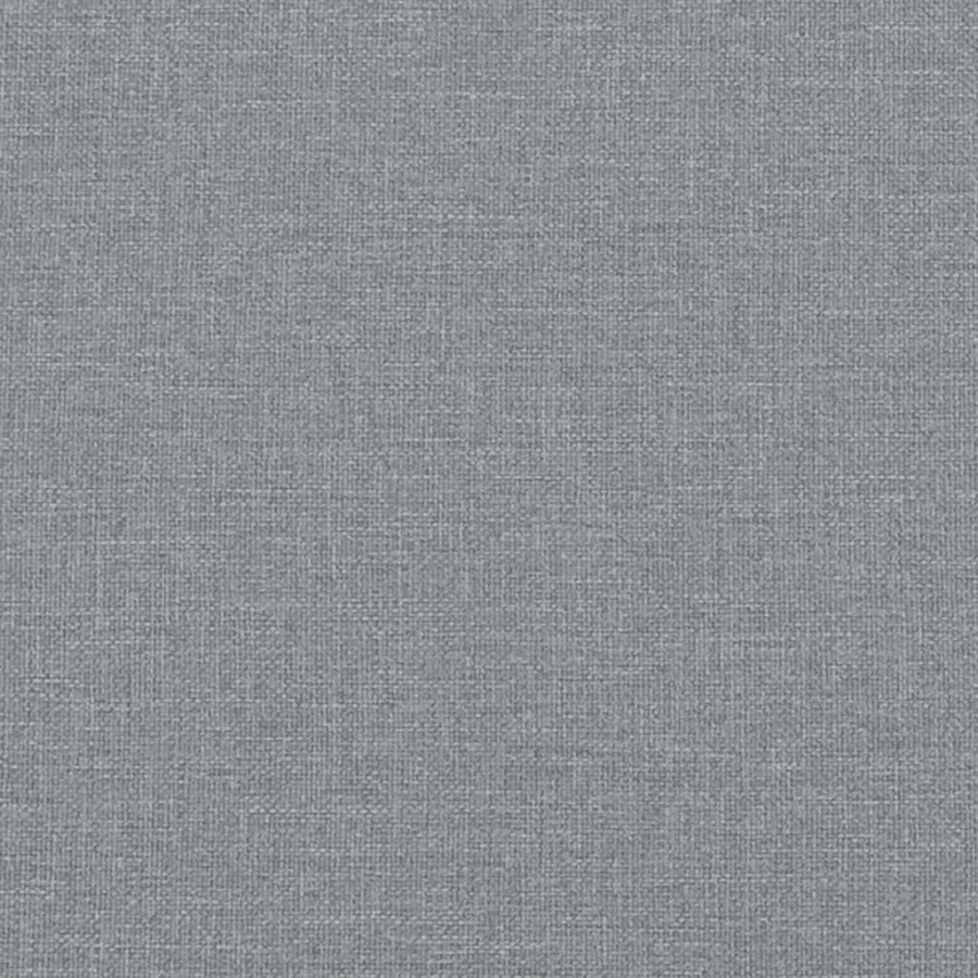 Banc avec coussins gris clair 113x64,5x75,5 cm tissu Banc avec coussins gris clair 113x64,5x75,5 cm tissu
