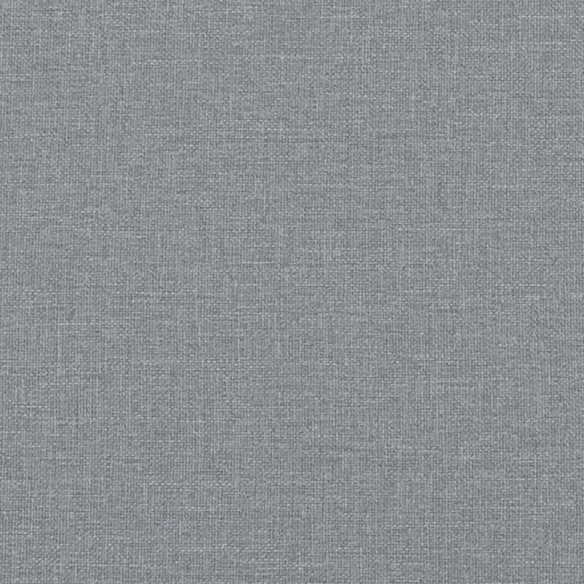 Banc avec coussins gris clair 113x64,5x75,5 cm tissu