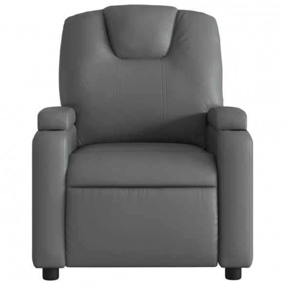 Fauteuil inclinable Gris Similicuir