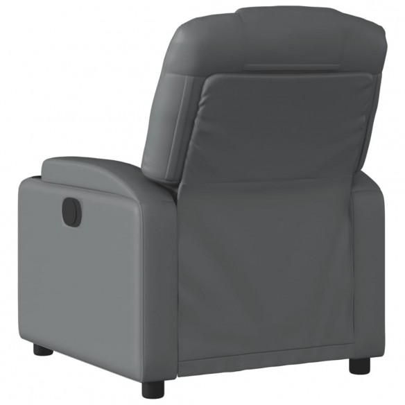 Fauteuil inclinable Gris Similicuir