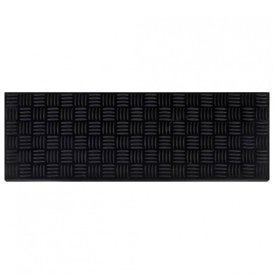Marches d'escalier 10 pcs 25x75 cm caoutchouc