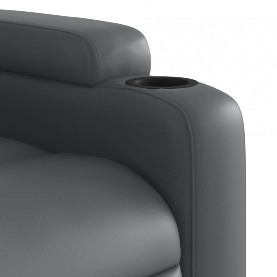 Fauteuil inclinable Gris Similicuir Fauteuil inclinable Gris Similicuir
