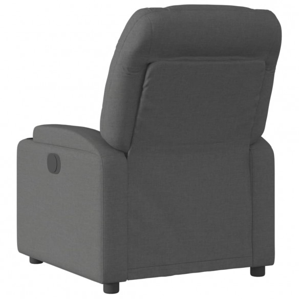 Fauteuil inclinable Gris foncé Tissu