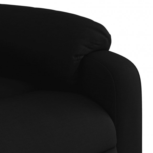 Fauteuil inclinable Noir Tissu