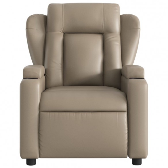 Fauteuil de massage inclinable Cappuccino Similicuir