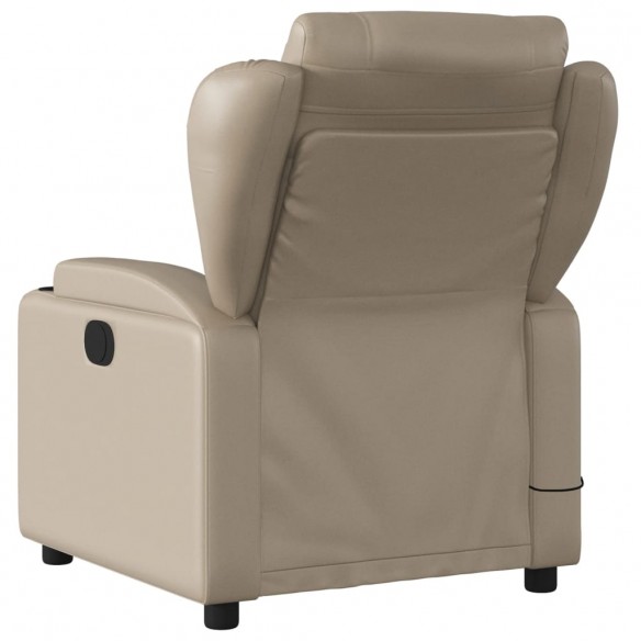 Fauteuil de massage inclinable Cappuccino Similicuir