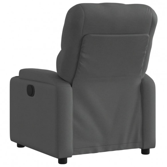 Fauteuil inclinable Gris foncé Tissu