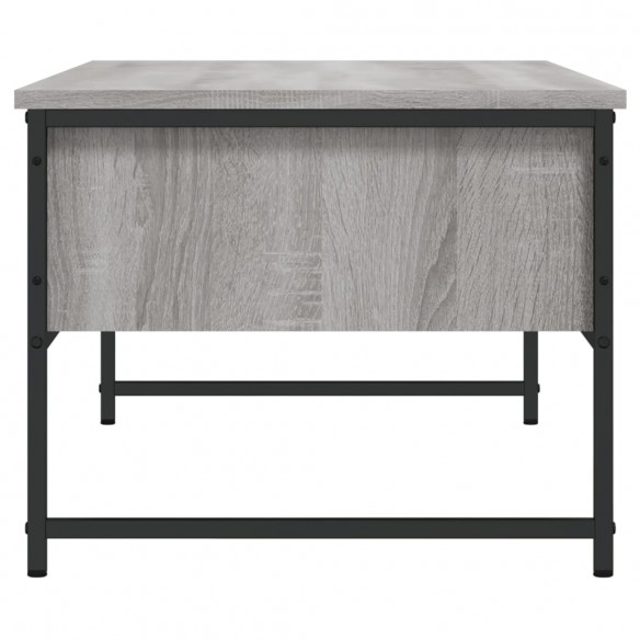 Table basse sonoma gris 101x49x39,5 cm bois d'ingénierie
