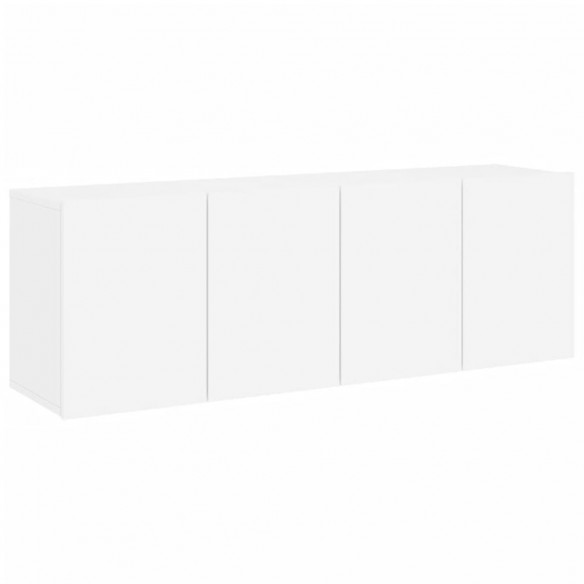 Meubles TV muraux 2 pcs blanc 60x30x41 cm