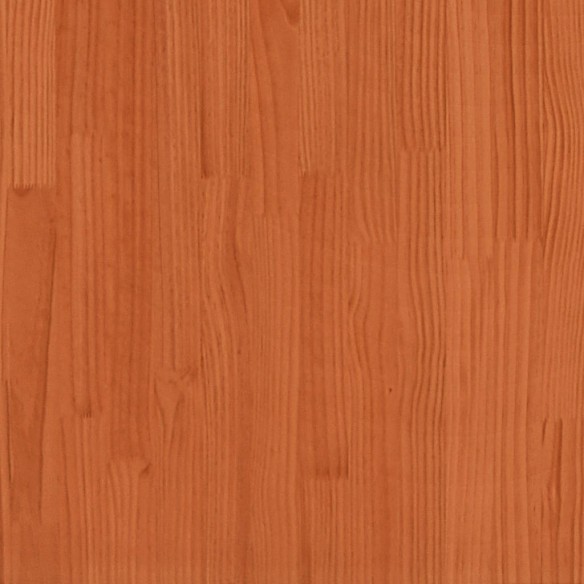 Lit de palette cire marron 180x200 cm bois de pin massif