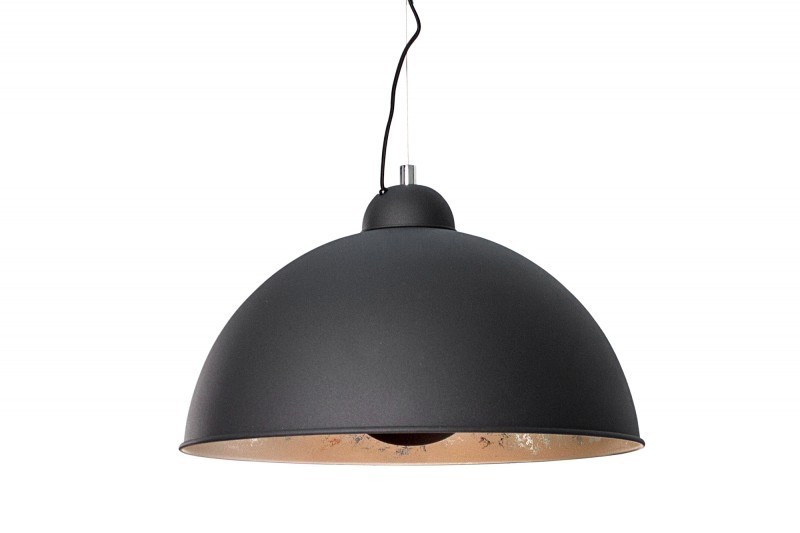 Lampe suspension design coloris noir et doré Lampe suspension design coloris noir et doré