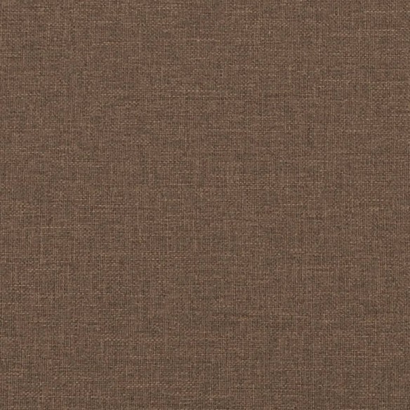 Ensemble de canapés 2 pcs avec coussins Marron Tissu