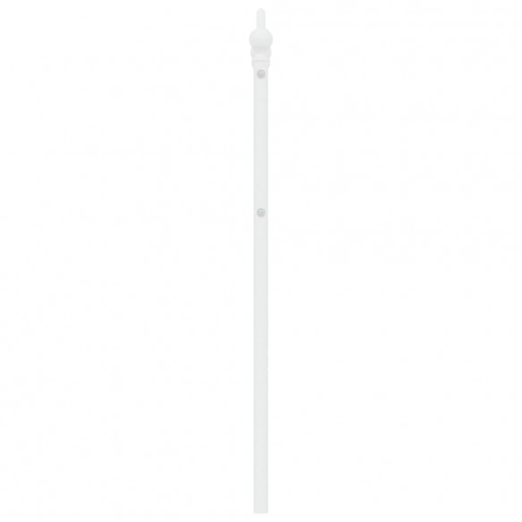 Tête de lit métal blanc 140 cm