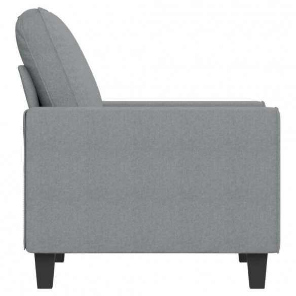 Fauteuil Gris clair 60 cm Tissu