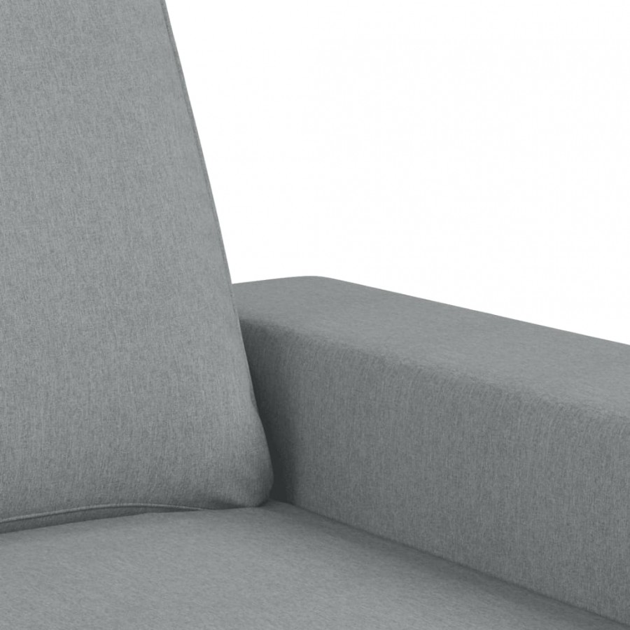 Fauteuil Gris clair 60 cm Tissu