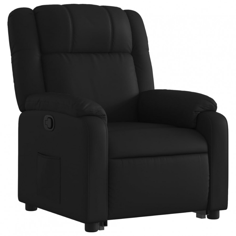 Fauteuil inclinable Noir Similicuir Fauteuil inclinable Noir Similicuir