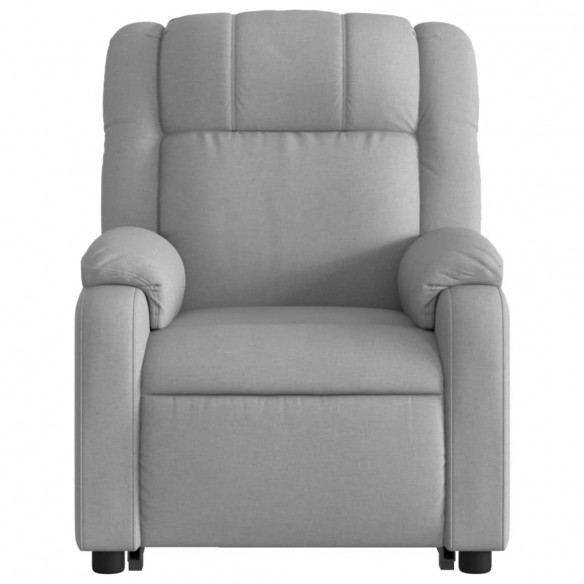 Fauteuil inclinable Gris clair Tissu