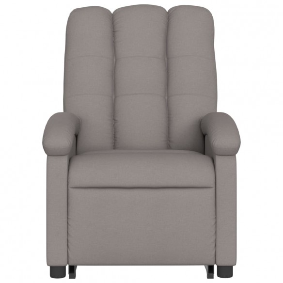 Fauteuil inclinable taupe tissu