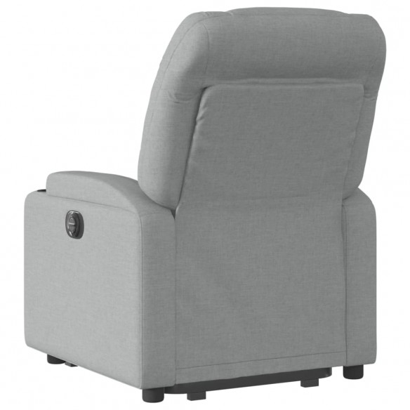 Fauteuil inclinable Gris clair Tissu