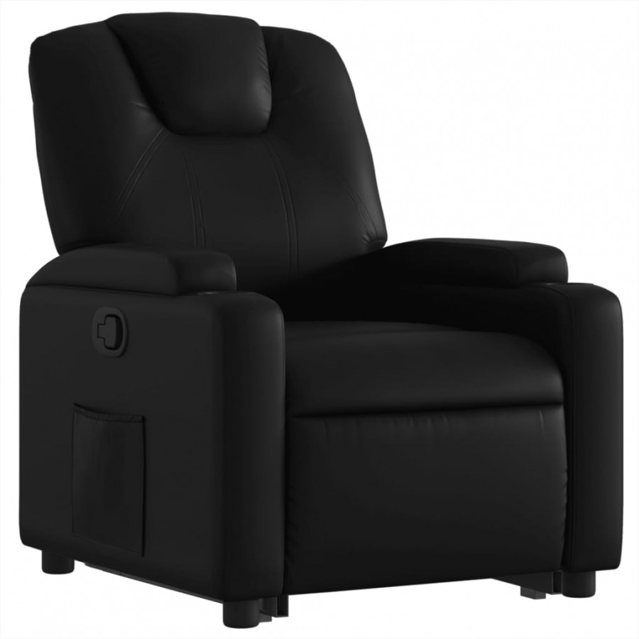 Fauteuil inclinable Noir Similicuir Fauteuil inclinable Noir Similicuir