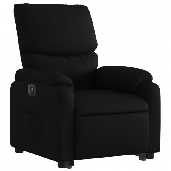 Fauteuil inclinable électrique noir similicuir