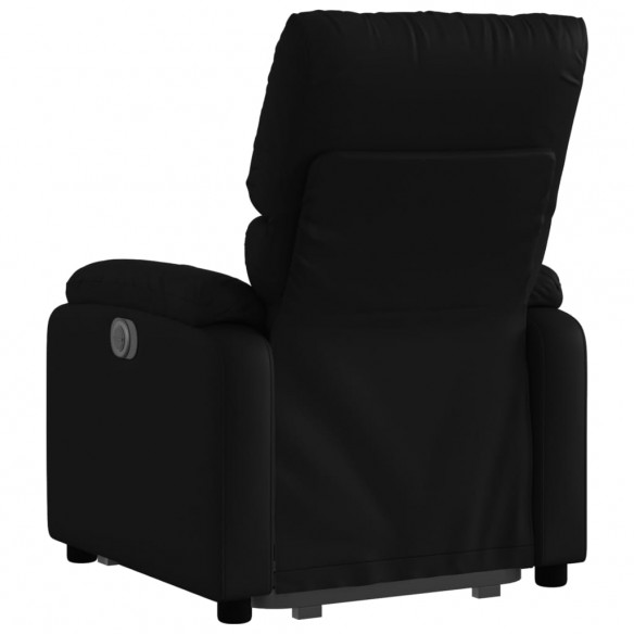 Fauteuil inclinable électrique noir similicuir