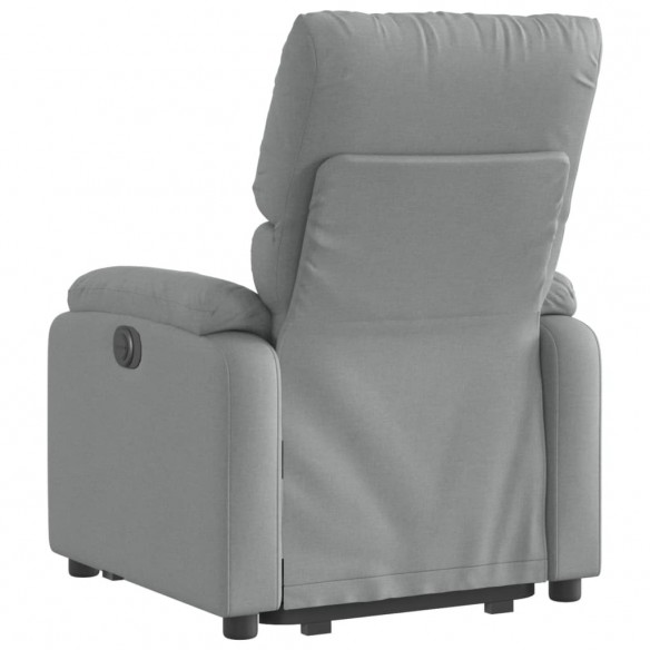 Fauteuil inclinable Gris clair Tissu