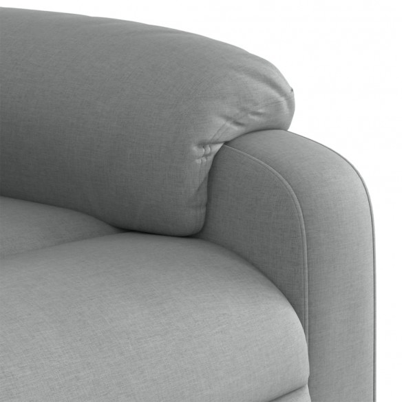 Fauteuil inclinable Gris clair Tissu