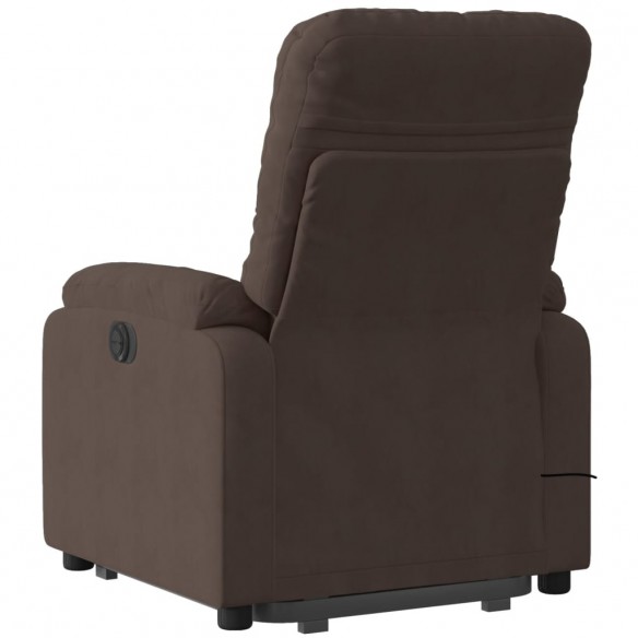 Fauteuil inclinable de massage électrique marron